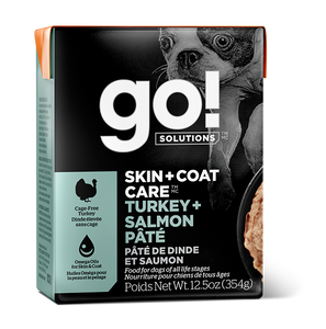 GO DOG SKIN & COAT TURKEY/SALMON TETRA 354G