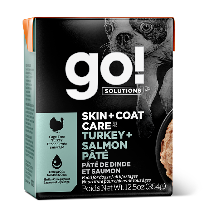 GO DOG SKIN & COAT TURKEY/SALMON TETRA 354G