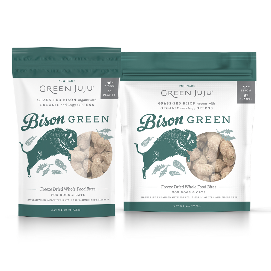 GREEN JUJU FREEZE DRIED BISON 