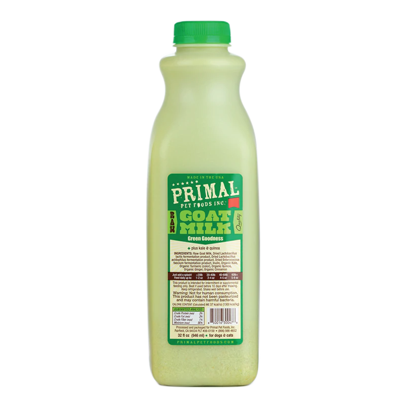 PRIMAL GOAT MILK GREEN GOODNESS 32OZ