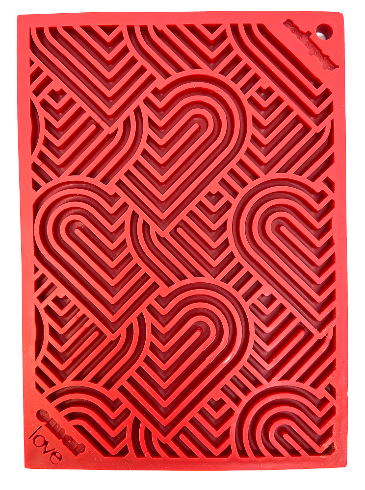 SODAPUP E-MAT HEART RED 5X7