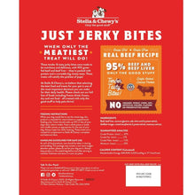 Load image into Gallery viewer, STELLA AND CHEWYS JUST JERKY BITES BEEF 6OZ
