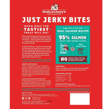 Load image into Gallery viewer, STELLA AND CHEWYS JUST JERKY BITES SALMON 6OZ
