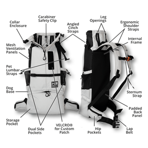 K9 SPORT SACK KNAVIGATE BLACK SM