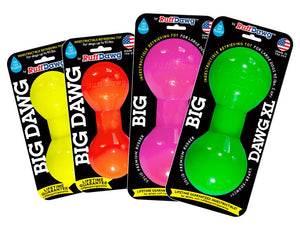 RUFF DAWG BIG DAWG BARBELL ASSORTED COLOURS 6"