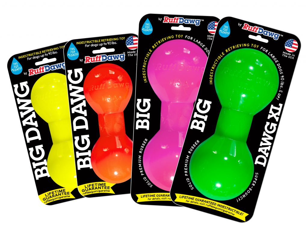 RUFF DAWG BIG DAWG BARBELL ASSORTED COLOURS 6