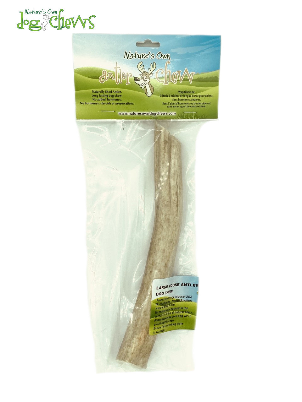 NATURE'S OWN MOOSE ANTLER LARGE