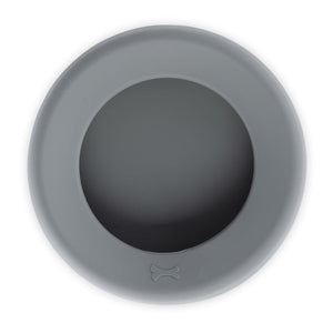 MM SILICONE NON-SPILL BOWL GREY