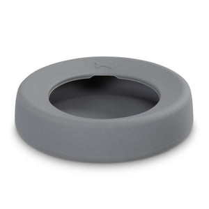 MM SILICONE NON-SPILL BOWL GREY