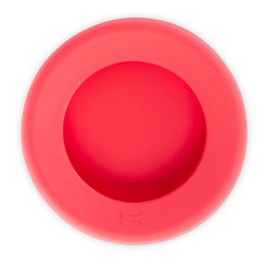 MM SILICONE NON-SPILL BOWL RED