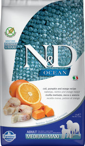 FARMINA OCEAN COD/ORANGE DOG MED/MAX 2.5KG