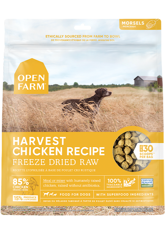 OPEN FARM FREEZE DRIED CHICKEN 3.5OZ