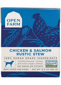 OPEN FARM CHICKEN/SALMON STEW DOG 12.5OZ