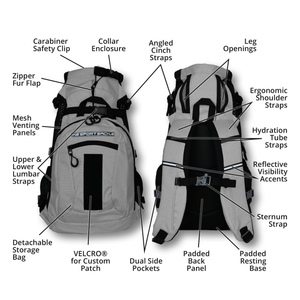 K9 SPORT SACK PLUS 2 BLACK SM