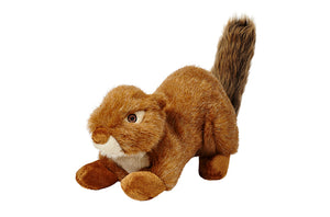 FLUFF & TUFF RED SQUIRREL NO SQUEAK 12"