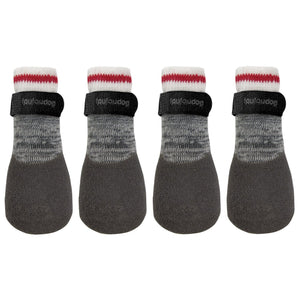 FOU FOU RUBBER DIP SOCK CHARCOAL XSM 0