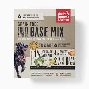 HONEST KITCHEN BASE MIX GRAIN FREE FRUIT/VEGGIE 3LB