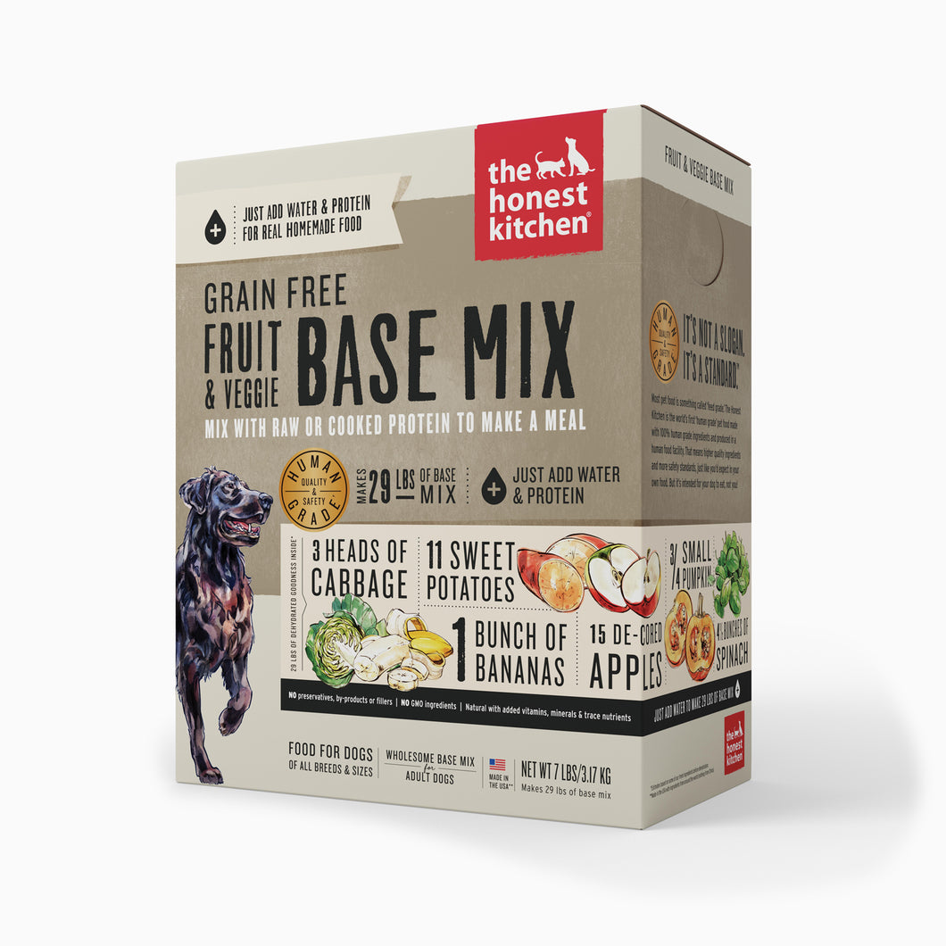 HONEST KITCHEN BASE MIX GRAIN FREE FRUIT/VEGGIE 7LB