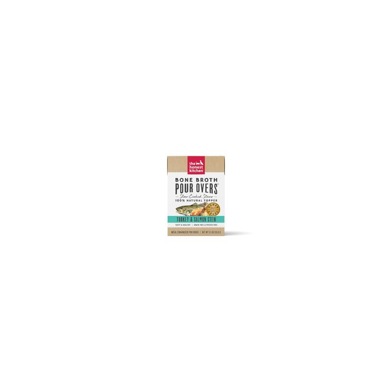 HONEST KITCHEN POUR OVERS BROTH/TURKEY/SALMON STEW 5.5OZ