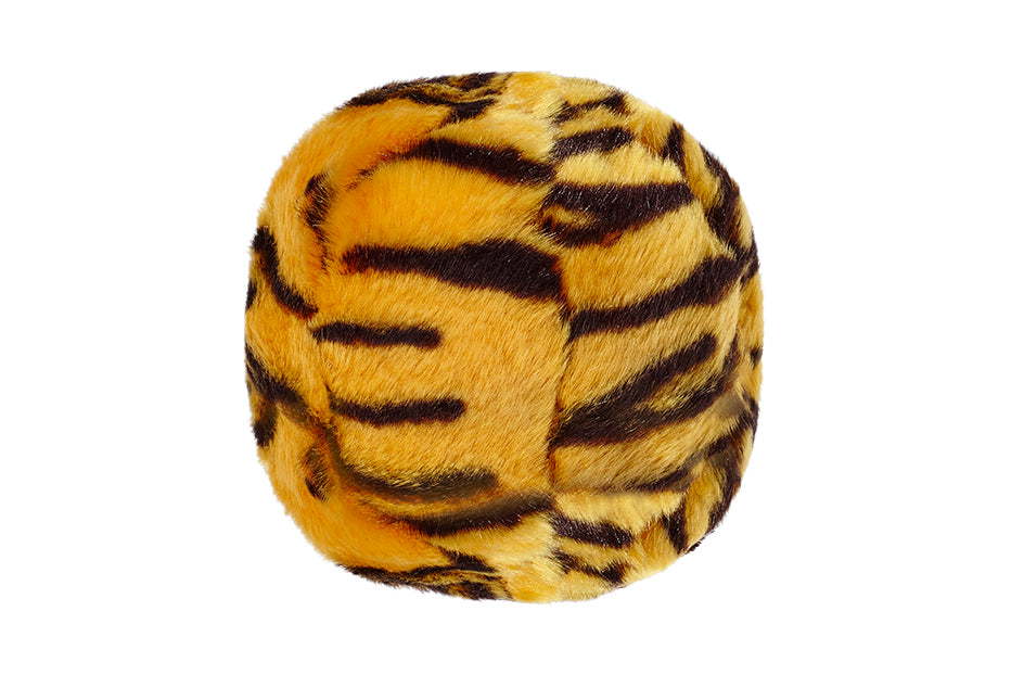 FLUFF & TUFF TIGER BALL MED 5.5
