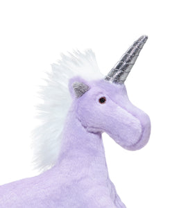 FLUFF & TUFF VIOLET UNICORN 9"