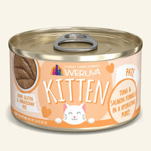 Load image into Gallery viewer, WERUVA KITTEN TUNA/SALMON CAN 3OZ
