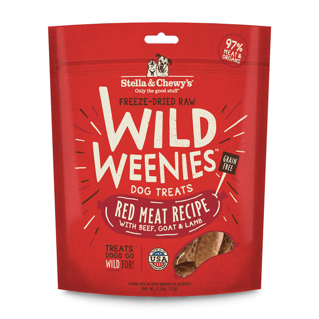 STELLA AND CHEWYS WILD WEENIES RED MEAT 3.25OZ