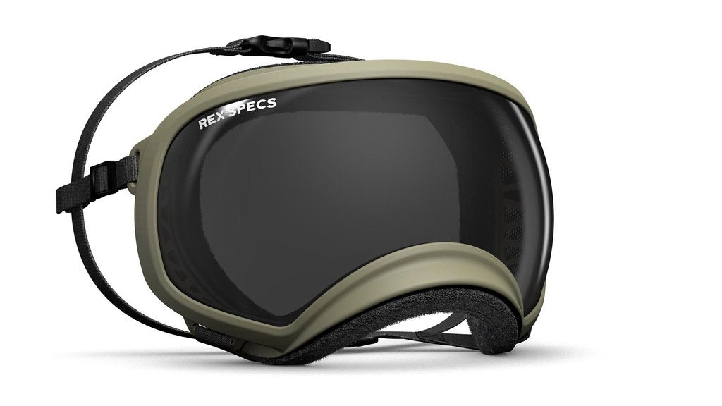 REX SPECS COYOTE FRAME W/CLEAR & SMOKE LENSES EXTRA LARGE