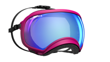 Load image into Gallery viewer, REX SPECS YAZBERRY FRAME W/CLEAR &amp; BLUE MIRROR LENSES EXTRA LARGE
