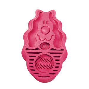 KONG ZOOM GROOM RASPBERRY LARGE