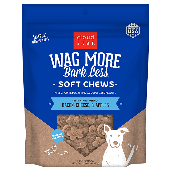 CLOUD STAR WAG MORE SOFT BACON/CHEESE 6OZ