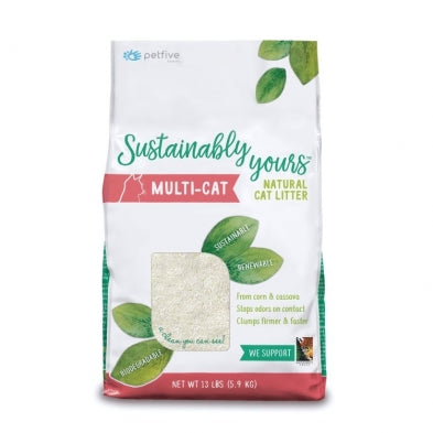 SUSTAINABLY YOURS CAT LITTER 13LB