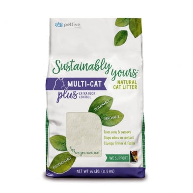 SUSTAINABLY YOURS CAT LITTER PLUS 26LB