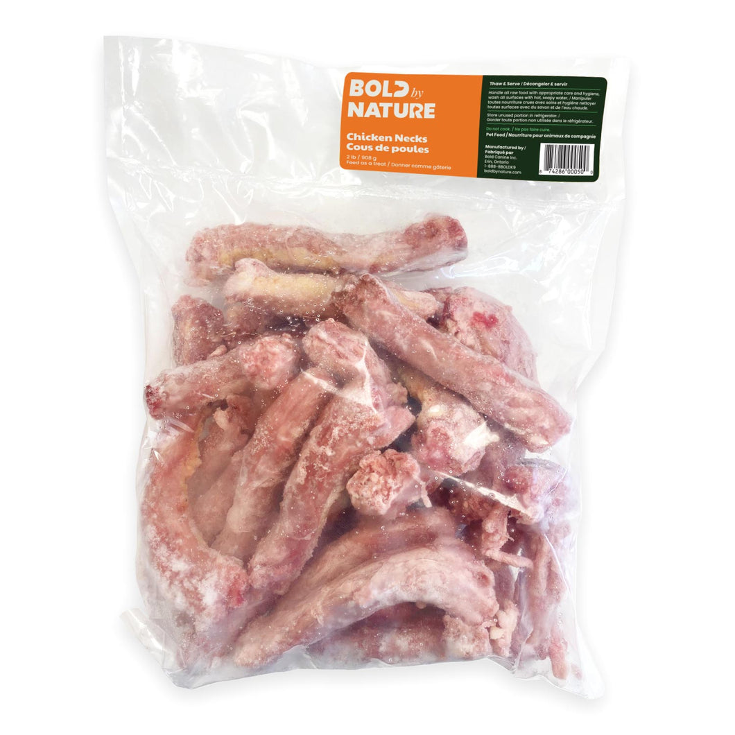 BOLD BY NATURE WHOLE CHICKEN NECKS 2LB
