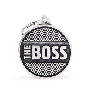 MY FAMILY THE BOSS MEDIUM TAG
