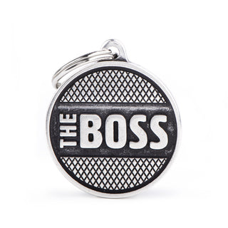 MY FAMILY THE BOSS MEDIUM TAG