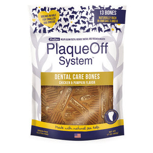 PLAQUEOFF DENTAL BONES CHICKEN/PUMPKIN 482G