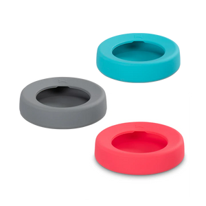 MM SILICONE NON-SPILL BOWL RED