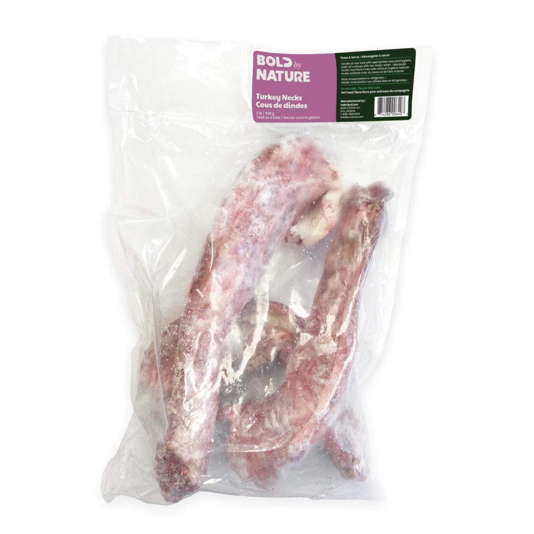 BOLD BY NATURE WHOLE TURKEY NECKS 2LB