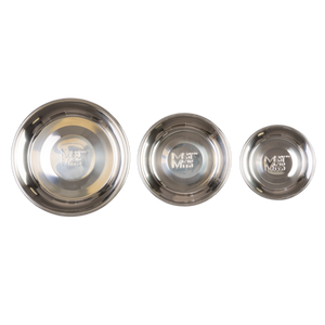 MESSY MUTTS STAINLESS STEEL RAW BOWL XLG